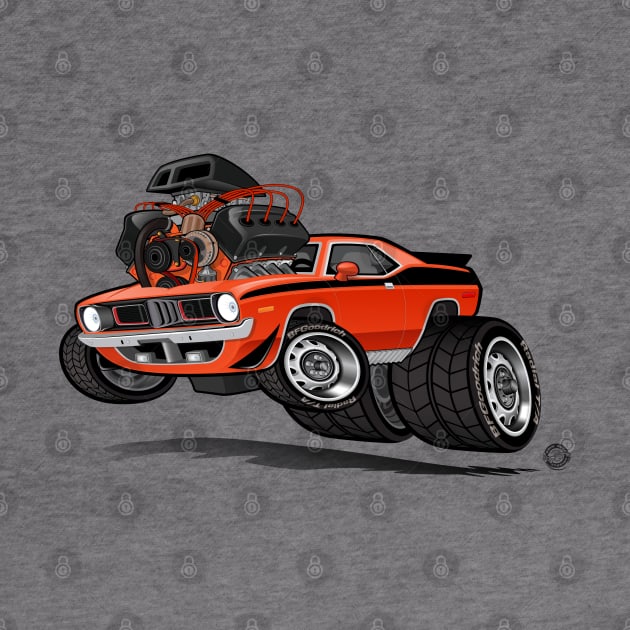 72 Hemi Cuda Engine by Goin Ape Studios